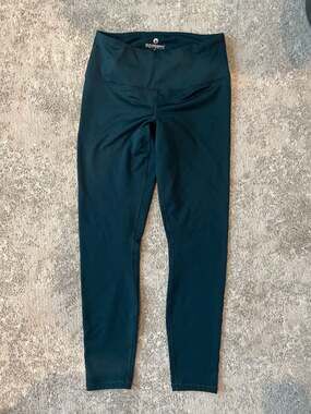 90 Degree by Reflex High Waisted Leggings Dark Teal Size M